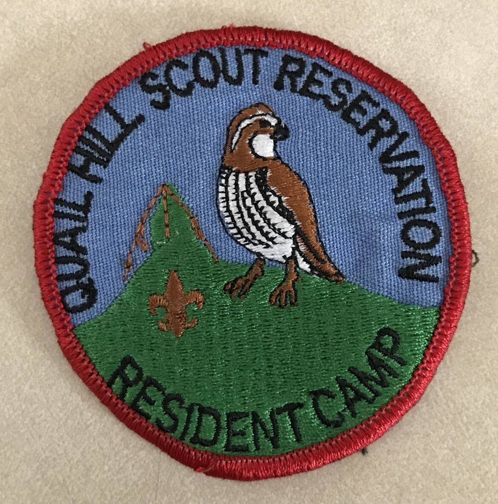 Vtg BSA Quail Hill Scout Reservation Resident Camp Manalapan New Jersey Patch